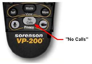 No Calls remote control image
